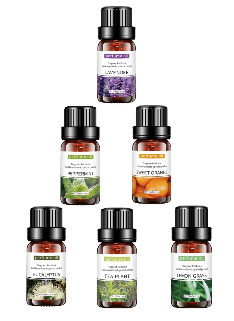 Generic Aromatherapy Fragrance Oil Set, Humidifier Essential Oil For Diffusers For Home 6*10mL  - Image 5