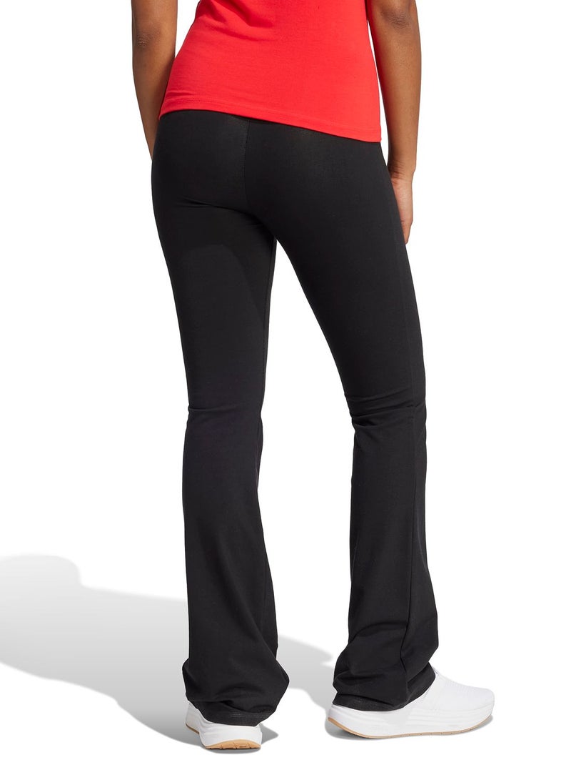 Adidas Essentials Small Logo Flared Leggings - Image 2