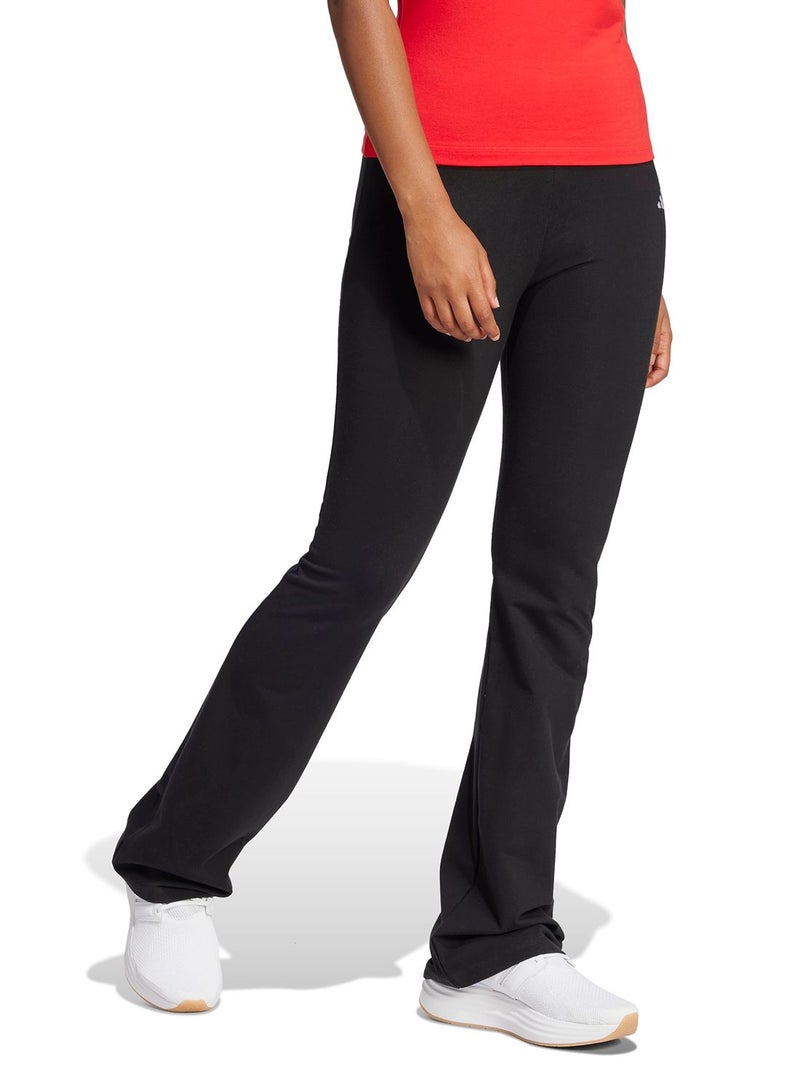 Adidas Essentials Small Logo Flared Leggings - Image 5