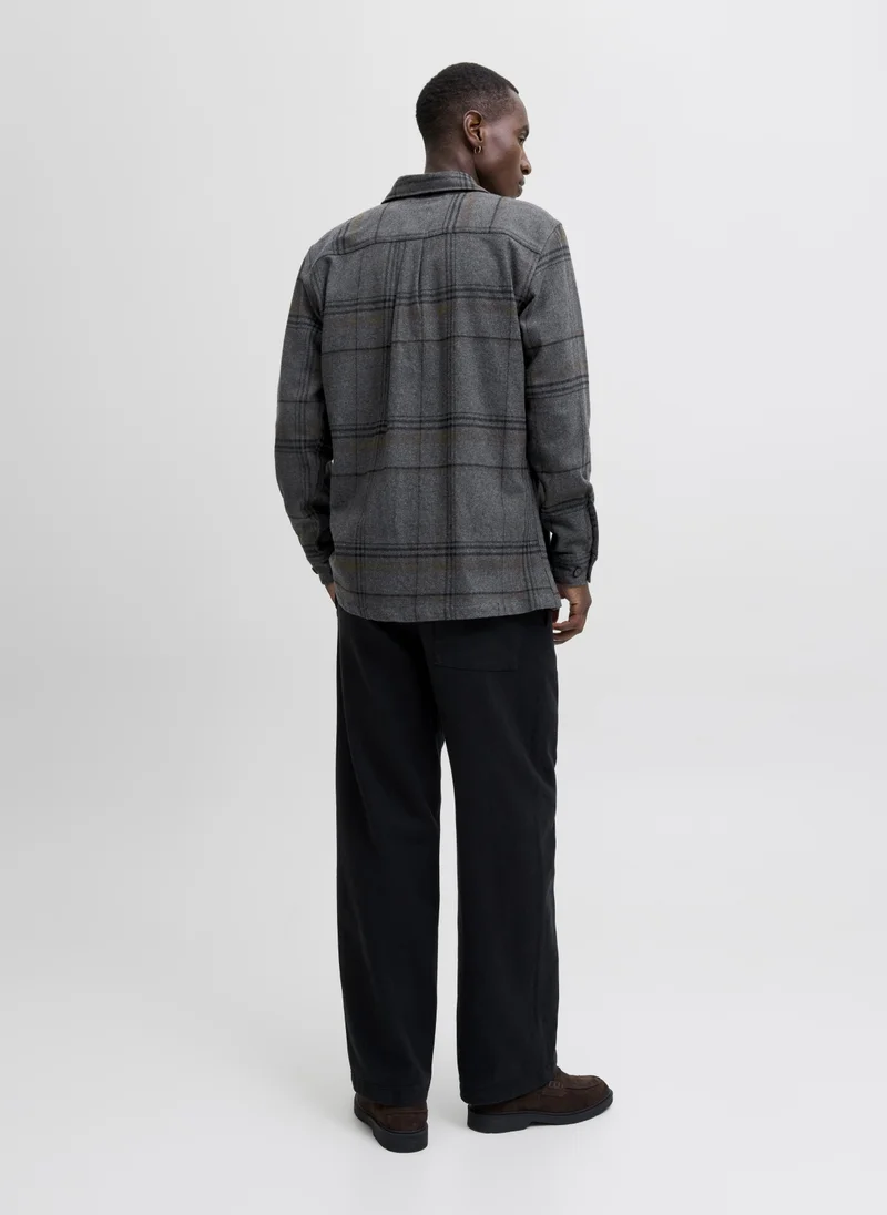 جاك اند جونز Checked Long Sleeve Shirt