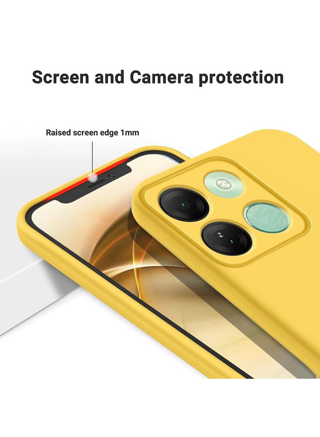 اس-توب جراب لهاتف Infinix Smart 7 HD مصنوع من السيليكون السائل المقاوم للصدمات بلون نقي - Image 4