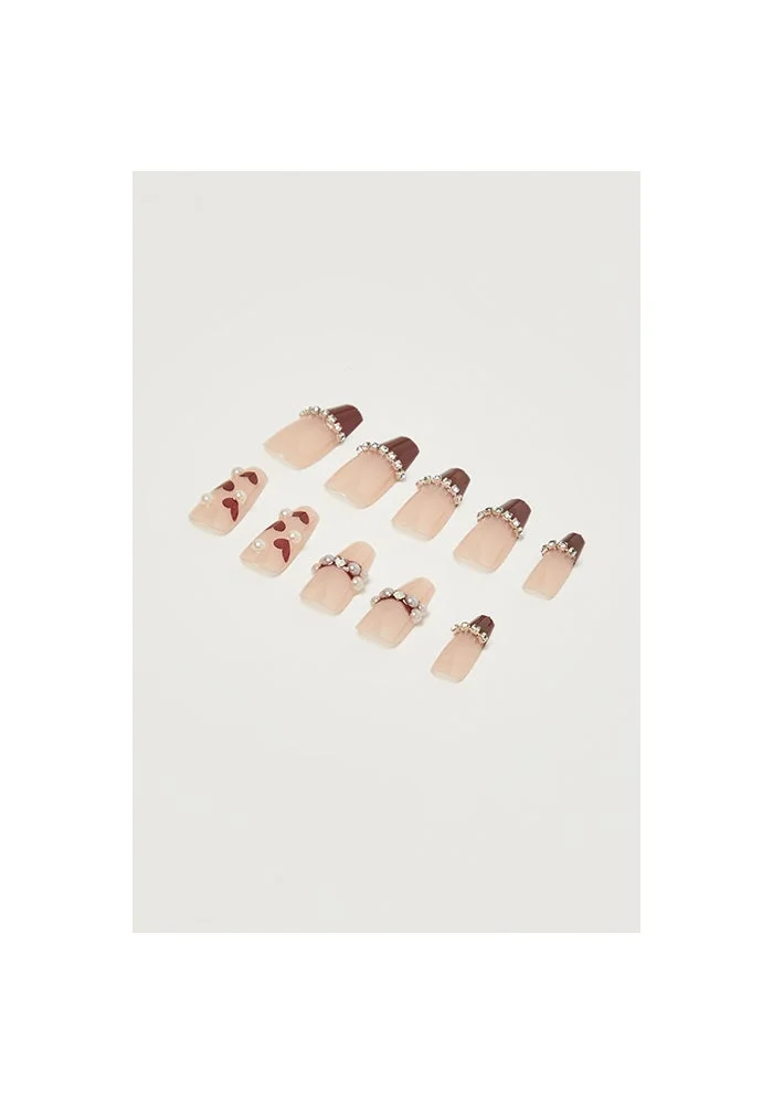 أر أند بي Wearable Stick-On Nails Set