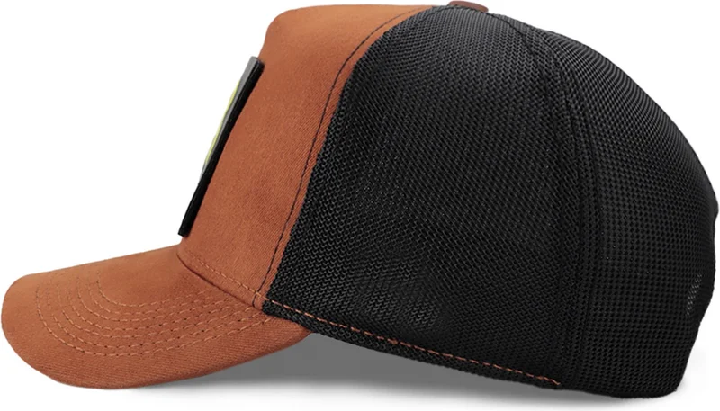 بلاك بورك Blackbörk V1 Trucker Never Settle - 1 Camel-Black Hat (Cap) with Code Logo