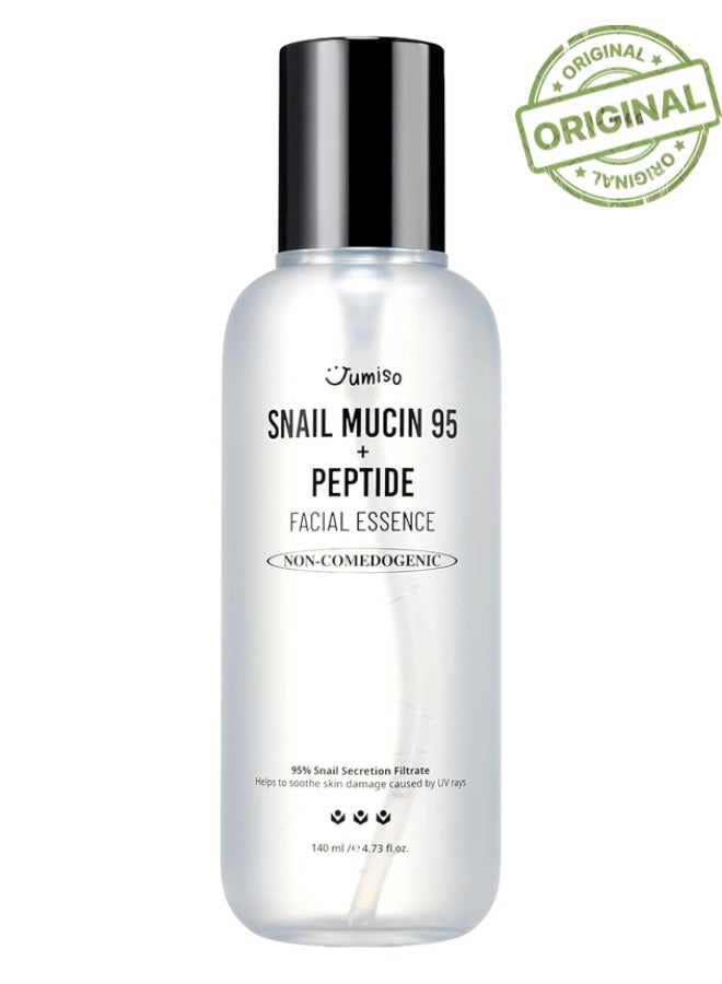 JUMISO Snail Mucin 95% + Peptide Essence Hydrating Serum with Snail, Face Moisturizer for Dry Skin, Daily Deep Hydration, Korean Skincare - Image 1