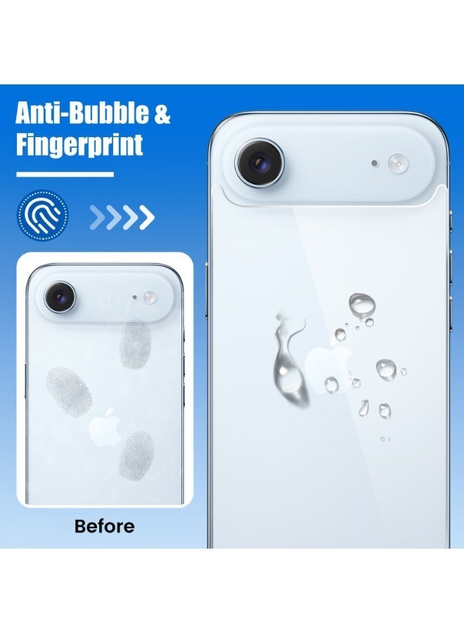 [3 Pack] Screen Protector for iPhone Air, iPhone Air Front and Back Screen Protector,Camera Protector Anti-Fingerprint for iPhone Air (6.5 inch) - Image 3