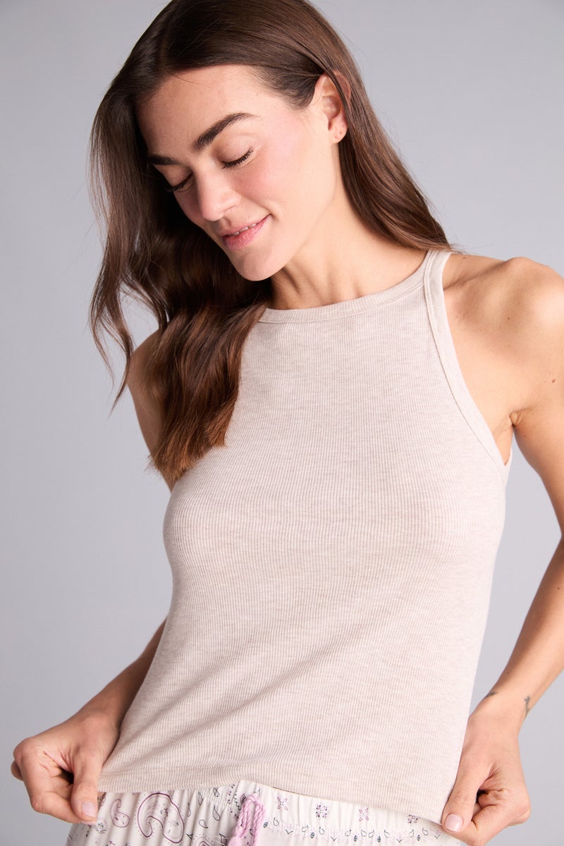 DeFacto Beige Woman Ribana Tank Top Casual - Image 3