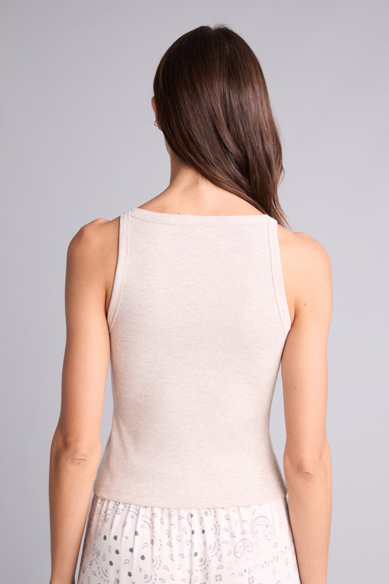 DeFacto Beige Woman Ribana Tank Top Casual - Image 5