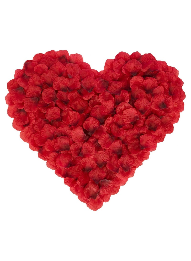 3000 PCS Dark Red Artificial Silk Rose Petals for Romantic Night, Wedding, Party, Anniversary Flower Decorations - Image 1