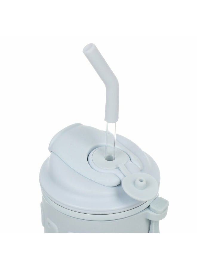 Happy Home Stainless Steel Insulated Coffee Mug  Prolonged Hours Hot & Cold  Anti-Slip Silicone Sleeve Spill Proof & Easy to Sip - 450 ml - Image 2