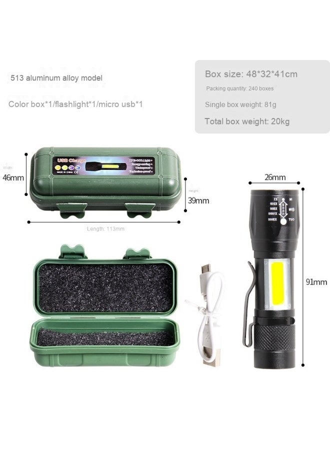 NIBEMINENT Aluminum Alloy Multifunctional High-Lumen Flashlight