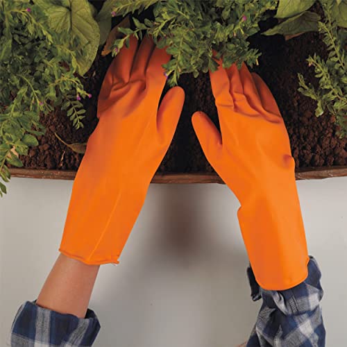 garbnoire Reusable Stretchable household Rubber Hand Gloves with Texture Palm Grip for Anti-Slip Performance Suited for Gardening |Multi-Purpose Use, Outdoor Activities (Colors May Vary) (Pair of 3) - Image 3