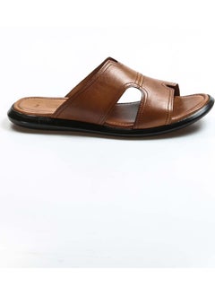 Fast Step Genuine Leather Big Size Men's Daily Comfortable Flat Slippers 018mba798x169  - Image 1