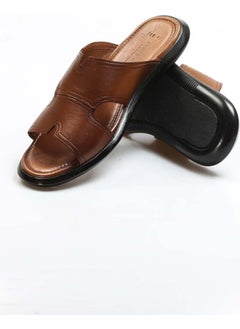 Fast Step Genuine Leather Big Size Men's Daily Comfortable Flat Slippers 018mba798x169  - Image 4