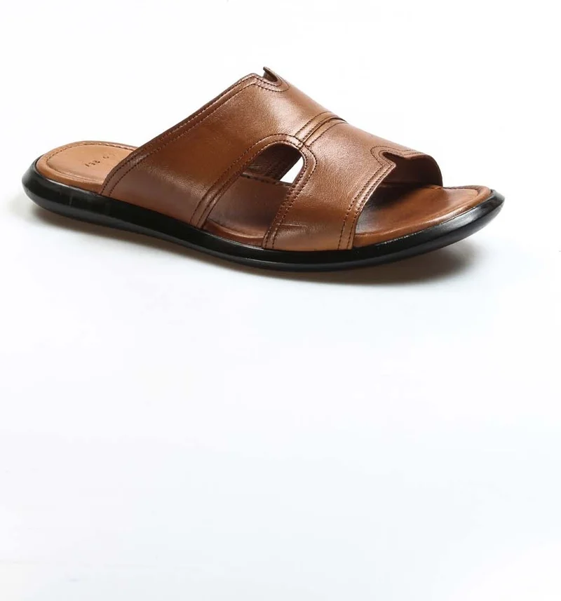 فاست ستيب Genuine Leather Big Size Men's Daily Comfortable Flat Slippers 018mba798x169