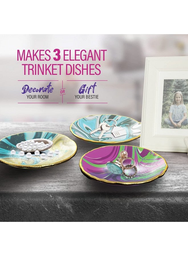 Dan&Darci Craft 'n Clay - Jewelry Dish Making Kit for Kids Ages 8-14 Year Old - Best DIY Arts & Crafts Kits Gifts - Creative Toys for Preteen & Teenagers Art Projects - Girl Birthday Gift Ideas - Image 3