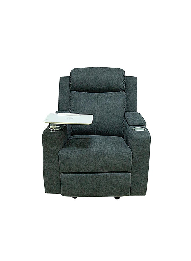 BACK COMFORT Cozy Recliner Chair – Comfortable Rocking Motion, 1-Year Warranty – Dark Grey  - Image 1