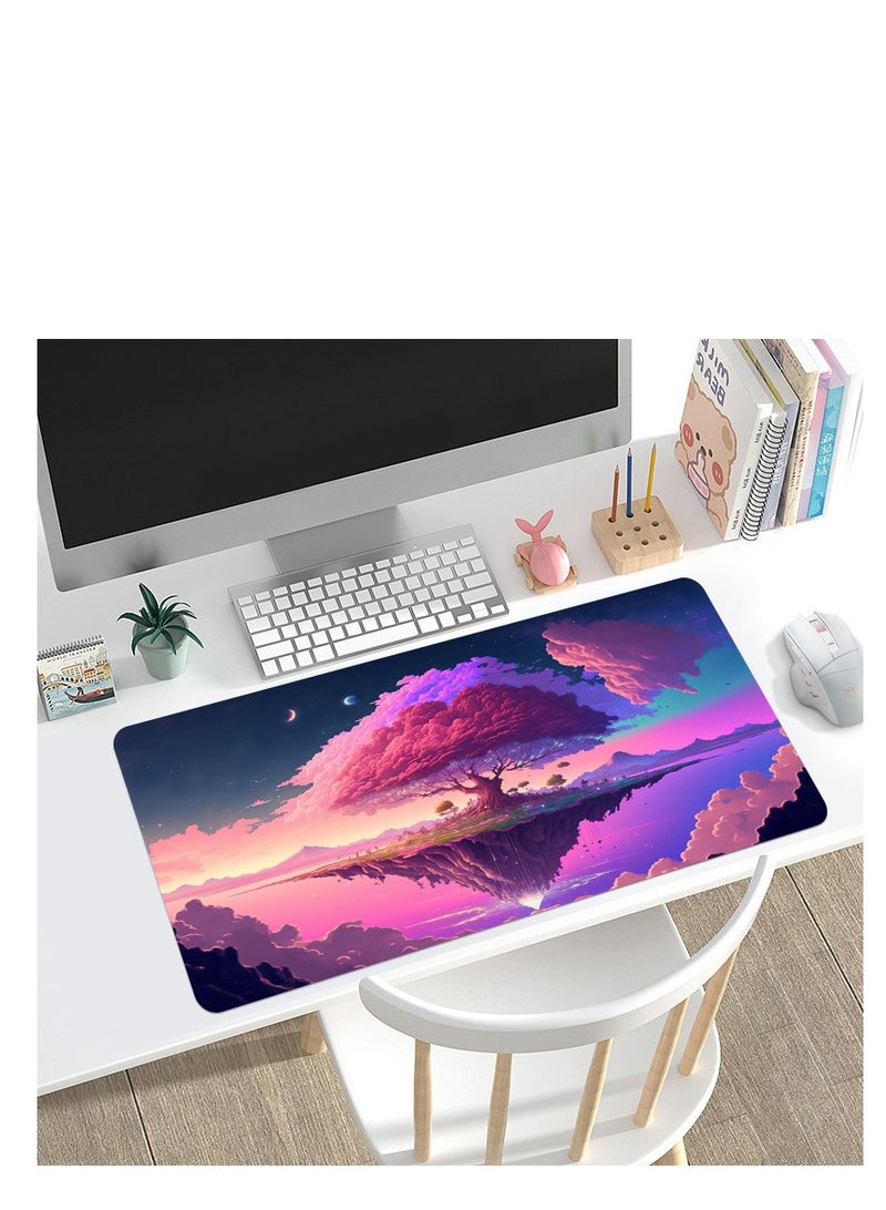 Y&D Large Mouse Pad Extended Gaming Mouse Pad Non-Slip Rubber Base Mouse pad Office Desk Mat Smooth Cloth Surface Keyboard Mouse Pads for Computers 800 X300 X 3mm  - Image 1