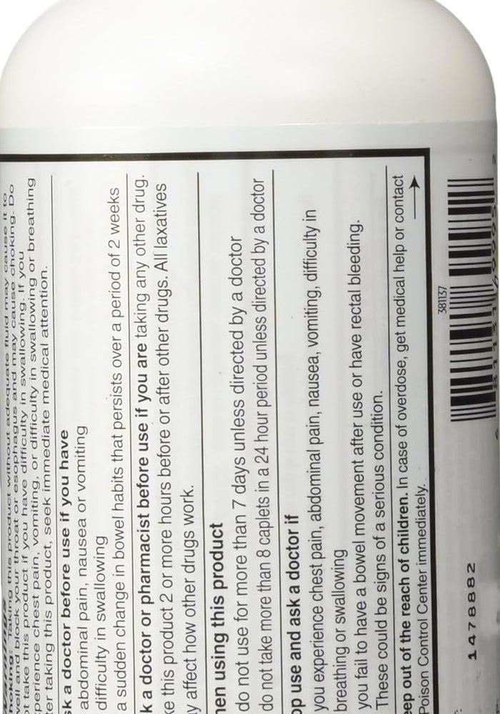 Equate Fiber Therapy Caplets for Regularity - 625 mg Calcium Polycarbophil, 140 Count - Image 3