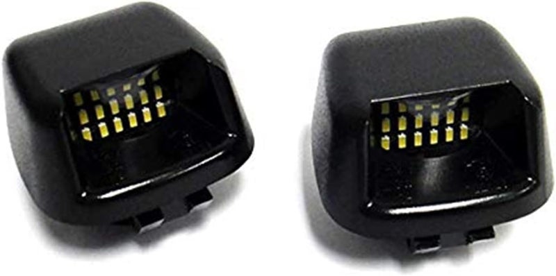 QASULER 2x LED License Plate Light for NP300 Navara D40 - Image 1