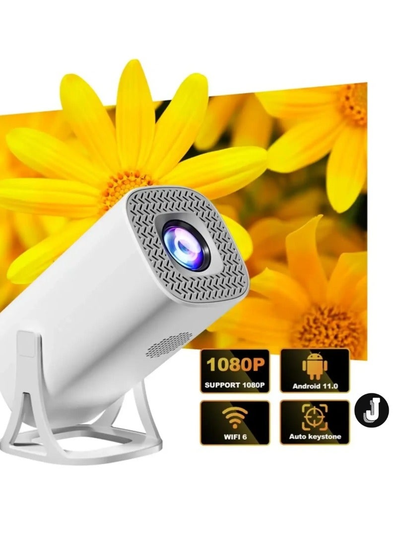JAJEEK "S40 Max 2-in-1 Smart Projector & Game Console | Android 11, WiFi 6, 4K HD Video Support, Bluetooth 5.0 | Home Theater Projector - US Plug"  - Image 3