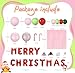 Janinus Pink Ugly Christmas Balloon Arch Kit for Eve Decor Baby Pink Red Fresh Green Balloon Garland With Candy Canes Sign Fringe Curtain Santa Hat Foil Balloons - Image 4