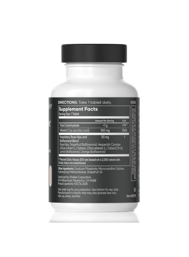 Shaklee - Sustained Release Vita-C® 500mg - High-Potency Cellular and Immune Support Formula with Proprietary Sustained-Release System - includes Rose Hips and Bioflavonoid Blend - 180 Tablets - Image 2