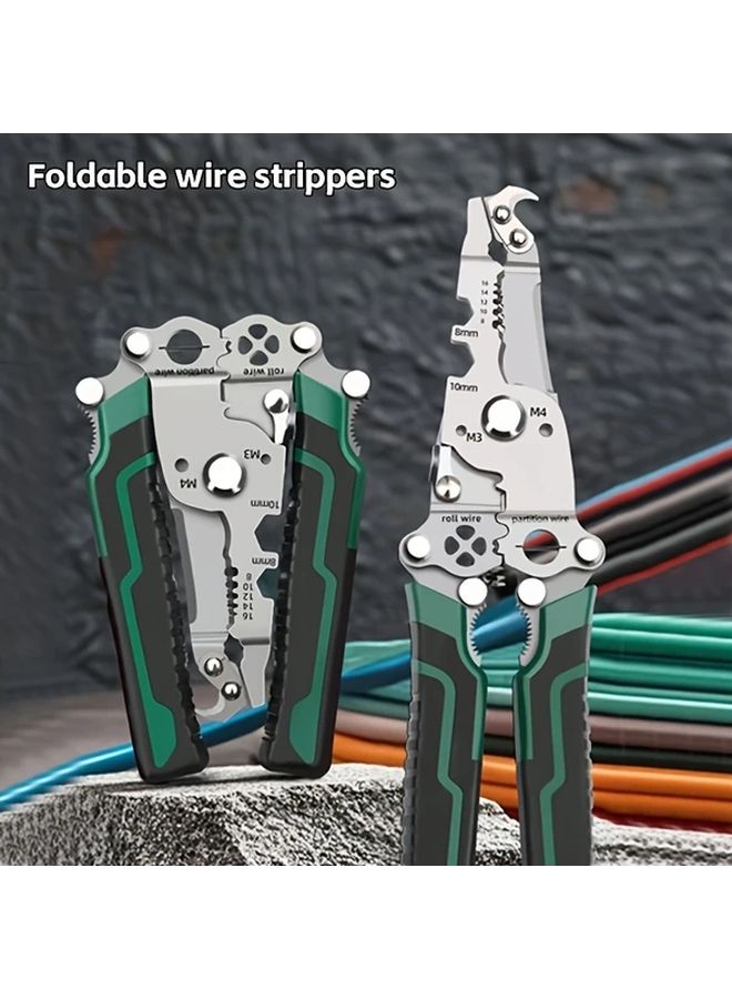 18 في 1 أداة متعددة الوظائف لفنيي الكهرباء مع سكين خطافي - Image 3