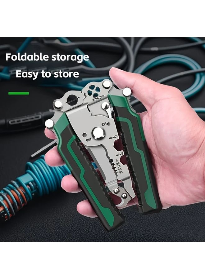 18 في 1 أداة متعددة الوظائف لفنيي الكهرباء مع سكين خطافي - Image 2
