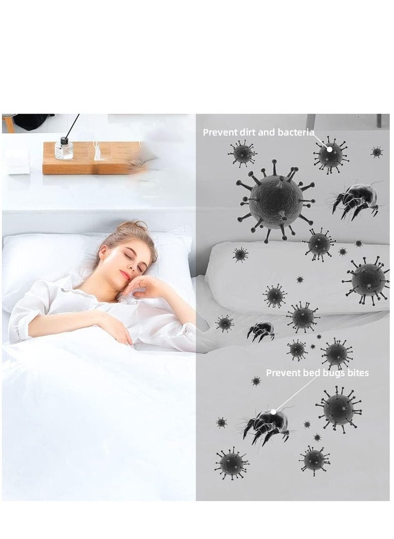 KASTWAVE Disposable Bed Sheets for Travel, Quilt Cover and Pillow Case Set, Portable Disposable Bedding Set for Hotel and Travel (Travel 3-Piece Double)  - Image 4