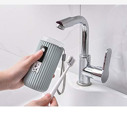 TECHNOWAYS SOLUTION Capsule Shape Travel Toothbrush Case | Portable Toothbrush & Toothpaste Holder | Compact, Lightweight & Waterproof Storage Box | Plastic Toothbrush Cover for Camping Pack of 1 - Image 4