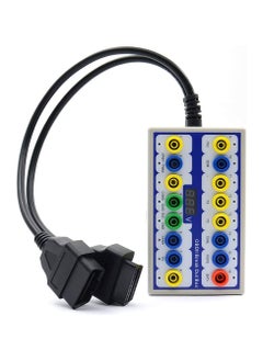 Generic Car OBD Port Connection Protocol Detector Breakout Box CAN Data Line Signal, Car Fault Diagnostic Scan Tool White  - Image 1