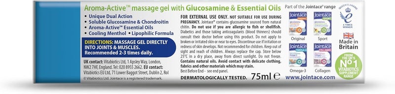 JOINTACE Vitabiotics Jointace Aromatic Massage Gel - 75Ml - Image 5