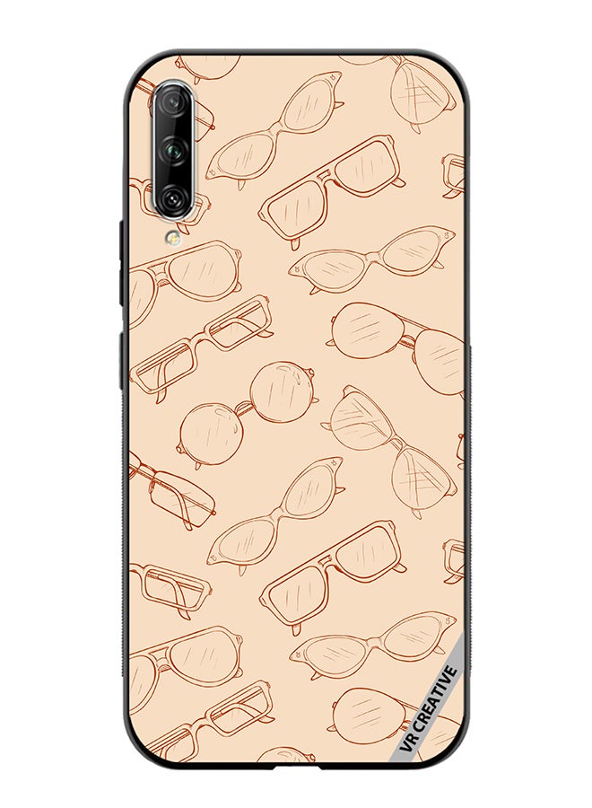 VR CREATIVE Protective Case Cover For Huawei Nova Y9S Sketch Eyeglasses Design Multicolour - Image 1
