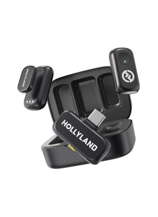 Hollyland LARK A1 Duo 2‑Person Wireless Microphone System with USB‑C Receiver – 48 kHz/24‑Bit, 120 dB SPL, Intelli‑Noise Cancellation, EQ & Reverb, Charging Case - pzsku/Z7AF3D017AB198FD74D7BZ/45/1750830520/95f42ff5-6536-4e01-a15d-af9e182dde59