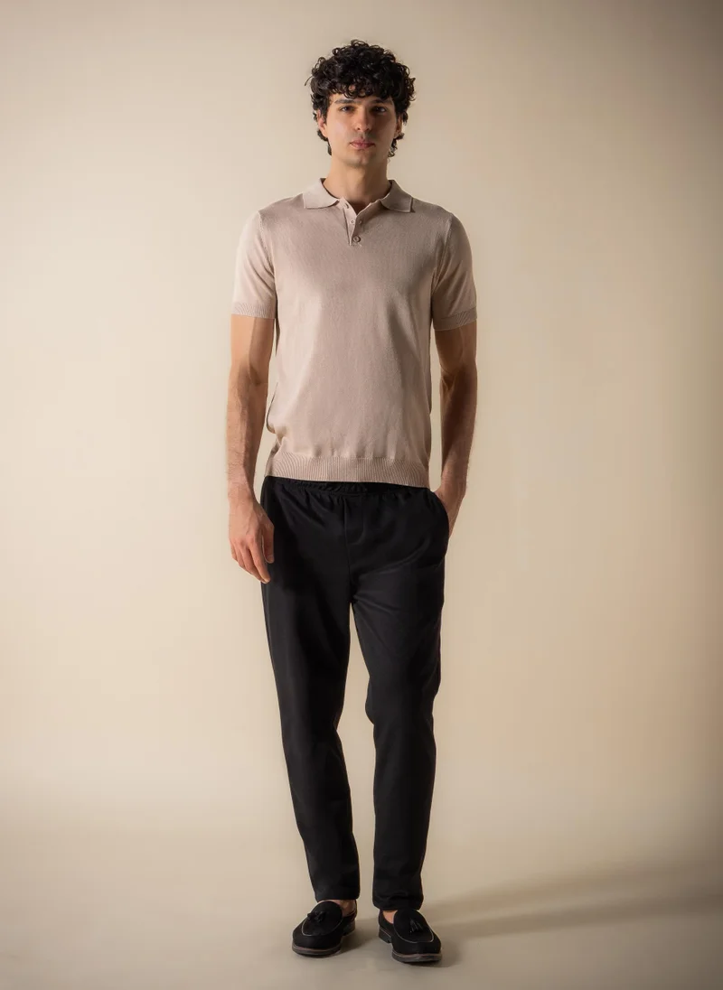 شايبس SLIM KNIT POLO SHIRT