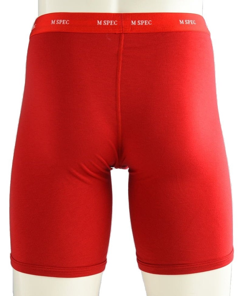 MSPEC Men's Boxer Briefs 3D-Crotch Outlast Temperature control MS-02 Red 3XL - Image 3