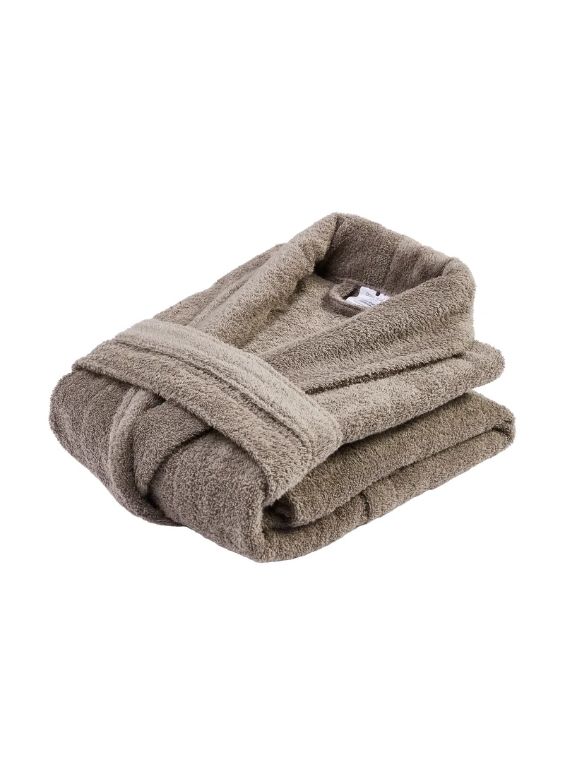 Donetella Unisex 100% Cotton Terry Bathrobe Large & Extra Large Size, 400 GSM, Luxurious & Absorbent, Ankle-Length with Shawl Collar & Pockets