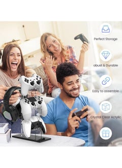 هالامين حامل وحدة تحكم ألعاب أكريليك 3 طبقات أكريليك عالمي، حامل وحدة ، حامل سماعة راس  - Image 2
