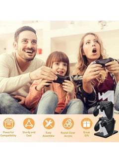 هالامين حامل وحدة تحكم ألعاب أكريليك 3 طبقات أكريليك عالمي، حامل وحدة ، حامل سماعة راس  - Image 5