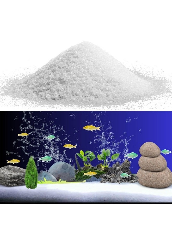 2.5 كجم من حصى رمل السكر الأبيض لتزيين حوض السمك | إنشاء منظر مائي مثالي باستخدام رمل السكر بواسطة Petzlifeworld - Image 1