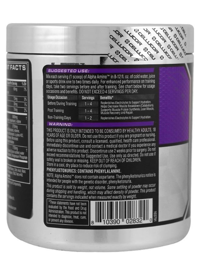 CELLUCOR Alpha Amino Performance Sports Dink Powder - Fruit Punch - 30 Servings - Image 3