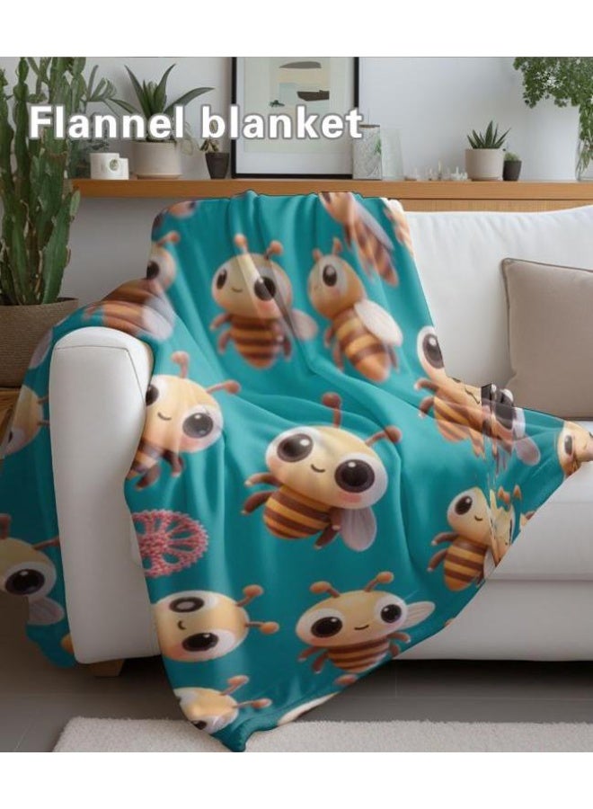 general Baby and children's cartoon flannel thin blanket (warm and comfortable, suitable for sleep, game use) 70cm*100cm - Image 4
