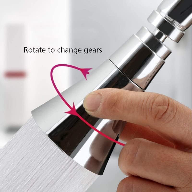THEA kitchen Faucet Sprayer Head faucet extender nozzlekitchen faucet 2 Modes Adjustable High Water Flow Sink Faucet Booster Nozzle Faucet Universal stereotyped bubbler FAUCET_E 12 cm - Image 3