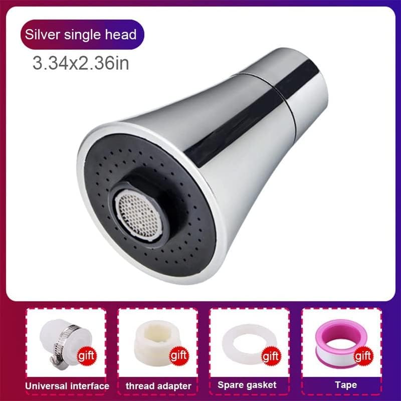 THEA kitchen Faucet Sprayer Head faucet extender nozzlekitchen faucet 2 Modes Adjustable High Water Flow Sink Faucet Booster Nozzle Faucet Universal stereotyped bubbler FAUCET_E 12 cm - Image 4