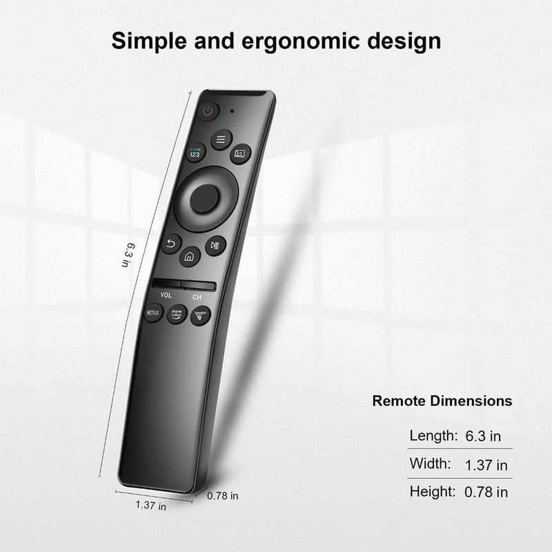 Universal Remote Control for Samsung Smart TV Replacement Remote Compatible with HDTV, 4K UHD, Curved, QLED and More Samsung TVs, with Netflix and Prime Video Shortcut Keys - Image 3