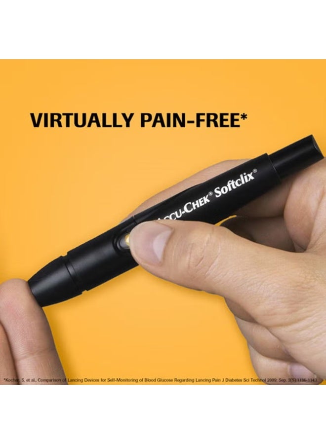 AccuChek Accu-Chek Softclix Prikpen, Lancing Device For Painless Diabetic Blood Glucose Testing - Image 3