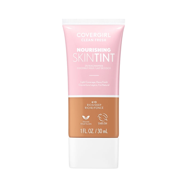 COVERGIRL, Clean Fresh Skin Milk Foundation, Rich/Deep, 1 Count - Image 1