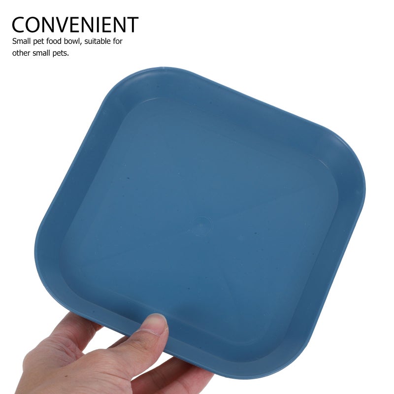 1 set of Cat Bowl Feeding Bowl Cat Plate Small Pet Feeding Bowl Cat Flat Feeding Dish Shallow Feeding Bowl for Cats Flat Feeding Bowl - Image 2
