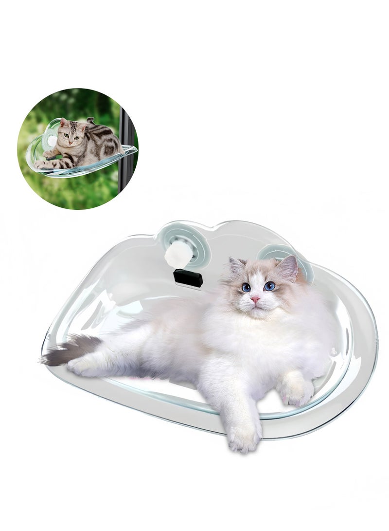 Kidle Suspended Cat Hammock Removable Strong Suction Cup Wall-Mounted Cat Bed Window Glass Cat Sunbathing Cat Climbing Frame - Image 1
