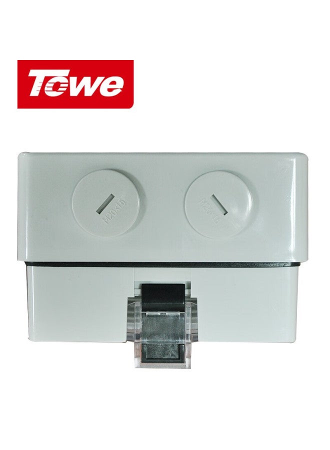 Towe Outdoor Waterproof Socket For 10a, Heavy Rain Protection, For Home Bathroom, Lawn, Balcony, National Standard Five-hole Wall Industrial Socket, Ip66 G10a/fs - Image 5